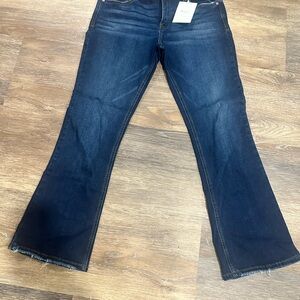 KanCan Dark Indigo Flare Jeans
